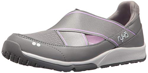 Ryka Women's klick Sneaker, Frost Grey/White,