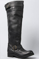 Jeffrey Campbell Women's The Wishlist II KNee High Leather Ricing Moto Boots