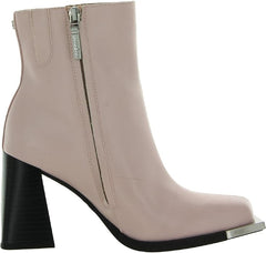 Circus by Sam Edelman Nessie Ballet Pink Square Toe Side Zipper Heel Ankle Boots