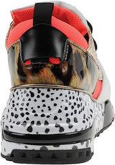 Steve Madden Cliff Coral Rounded Toe Lace Up Platform Fashion Low Top Sneakers