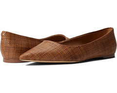 Sam Edelman Wanda Cuoio Pointed Toe Ballet Flats Wide