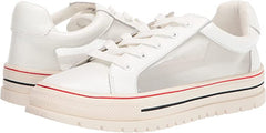 Jessica Simpson Jayxe White Mesh Lace-Up Rounded Toe Tennis Shoe Casual Sneaker