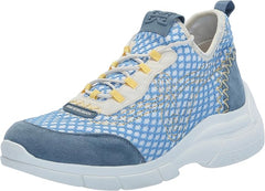 Sam Edelman Chelsie Summer Sky/Blue Mist/Modern Ivory Lace Up Low Top Sneakers