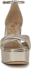 Sam Edelman Jullian Jute Leather Open Toe Ankle Strap Block Heeled Sandals