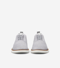 Cole Haan 4.Zerogrand Stitchlite Microchip/Silver Metallic Slip On Flat Loafers