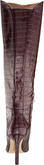 Sam Edelman Shauna Port Wine Pointed Toe Stiletto Heeled Knee High Fashion Boots