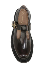 Circus by Sam Edelman Emelia Chestnut Slip On Round Toe Chunky Heel Loafers
