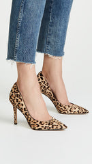 Sam Edelman Hazel Leopard Stiletto Dress Pointy Toe Pump Shoes