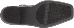 Circus by Sam Edelman Wesley Black Pull On Buckle Detail Square Toe Western Boot