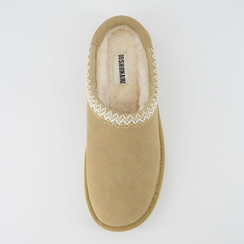 Cushionaire Keto Biscuit Fashion Slip On Comfortable Platform Slippers 7.5