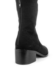 Steve Madden Women's Georgette Zipper closure Over the Knee Boot BLACK