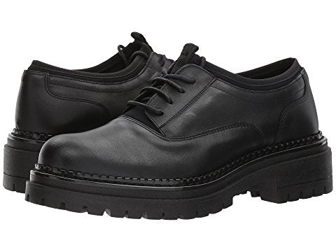 Shellys London Kemper Black Leather Lace Up Oxford