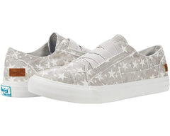Blowfish Malibu Women's Marley Slip-On Sneaker Distressed Edges With Elastic Inside