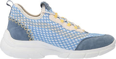Sam Edelman Chelsie Summer Sky/Blue Mist/Modern Ivory Lace Up Low Top Sneakers