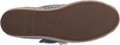 Sam Edelman Maddy Montrose Blue Cap Toe Mary Jane Espadrille Ballet Flats