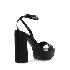 Steve Madden Lessa Platform Sandals Women Block Heel Ankle Strap Open Toe Pumps