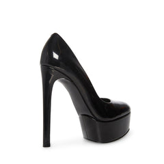 Steve Madden Brenna Black Pointed Closed Toe Slip On High Stiletto Platform Pump