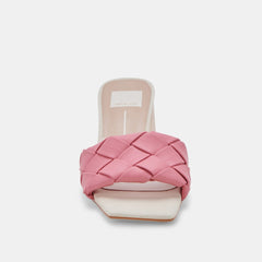 Dolce Vita Moly Petal Pink Stella Slip On Squared Open Toe Block Heeled Sandals