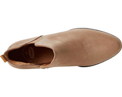 Dr Scholl's London Woodsmoke Microfiber Pull On Lugged Block Heel Fashion Boots