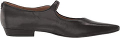 Sam Edelman Jene Black Keyhole Button Vamp Strap Pointed Toe Low Heel Flats