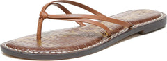 Sam Edelman Gerianne Saddle Leather Thin Strap Beach Slip-On Flip-Flop Sandal