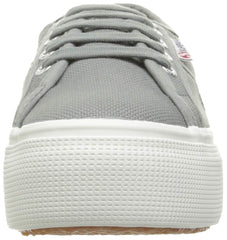 Superga Unisex Low-Top Platform Lace Up Tennis Shoes Sneakers Sage Grey