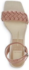 Dolce Vita Maren Cafe Stella Ankle Strap Squared Open Toe Block Heeled Sandals