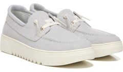 Dr. Scholl's Get Onboard Grey Rounded Toe Slip On Eyelet Detailed Oxfords
