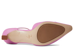 Naturalizer 27 Edit Danica Pink Leather Fashion Ankle Strap Pointed Toe Pump Shoes