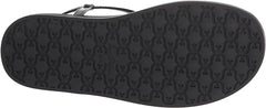 Sam Edelman Naomi Black Patent Slip On Open Toe Adjustable Ankle Straps Sandals