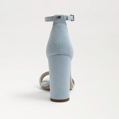 Sam Edelman Yaro True Blue Block Heel Ankle Strap Open Toe Dress Heeled Sandals