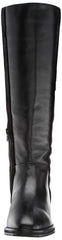 LFL by Lust For Life Mindset Black Leather Leather Flat Knee High Riding Boots