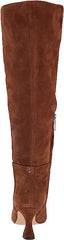 Sam Edelman Leigh Toasted Coconut Pointed Toe Spooled Heel Knee High Boots