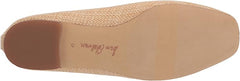 Sam Edelman Meadow Bleached Beechwood Slip On Square Toe Bow Detail Ballet Flats