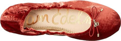 Sam Edelman Felicia Canyon Orange Slip On Rounded Toe Flexible Ballet Flats