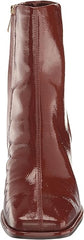 Sam Edelman Irie Cinnamon Squared Toe Block Heeled Fashion Wide Ankle Booties