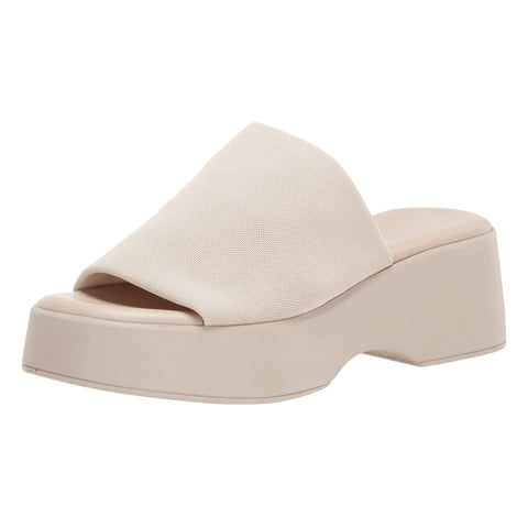 Minshluu Wedge SIides Sandals Platform Open Toe Slip On Band Wedges Shoes 10