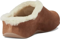 FitFlop Shuv Light Tan Slip On Rounded Toe Slip Resistant Comfortable Slippers