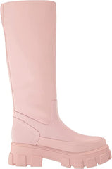 Circus by Sam Edelman Dollie Light Grey Rounded Toe Pull On Knee High Boots