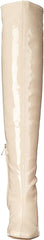 Sam Edelman Cosette Chai Latte Squared Toe Block Heel Over Knee Fashion Boots