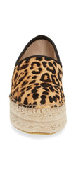 Steve Madden Alexia leopard Espadrille Wedge Slip On Flat Wedge Platform