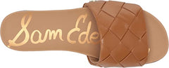 Sam Edelman Adaley Saddle Open Toe Slip On Platform Leather Slide Sandals