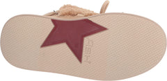 Ash Moboo Eggnug/Biscuit Pull On Ultracozy Fur Detailed Platform Ankle Boots