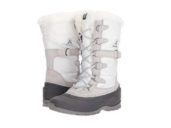 Kamik Women's Snovalley2 Snow Boot (8, WHITE)