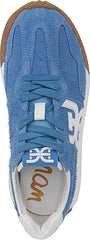 Sam Edelman Langley Azure Blue Rounded Toe Chunky Platform Low Top Sneakers