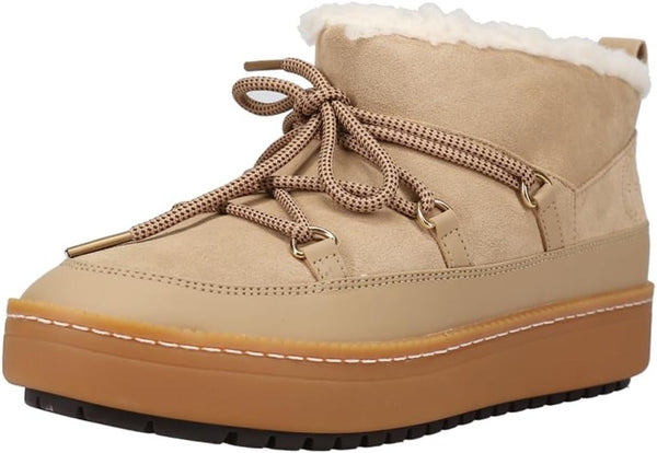 Cole Haan Cloudfeel Waterproof Birch Suede Rounded Toe Lace Up Ankle Snow Boots