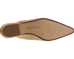Sam Edelman Jayden Palermo Basket Weave Embellished Slip On Pointy Toe Mule Flat