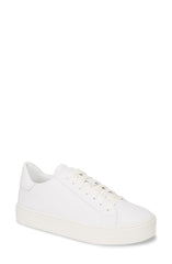Steve Madden Women's Bass Platform Rounded toe Sneakers White Leather