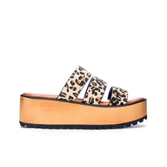Dirty Laundry by Chinese Laundry Jolt Platform Open Toe Leopard Open Toe Wedge