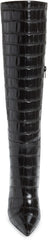 Jeffrey Campbell ARSEN HI Black Stiletto Knee High Pointed Toe Dress Boots
